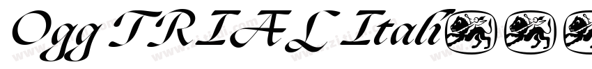 Ogg TRIAL Itali字体转换